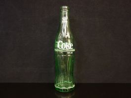 1 kleine alte Flasche COCA-COLA COKE MONEY BACK BOTTLE