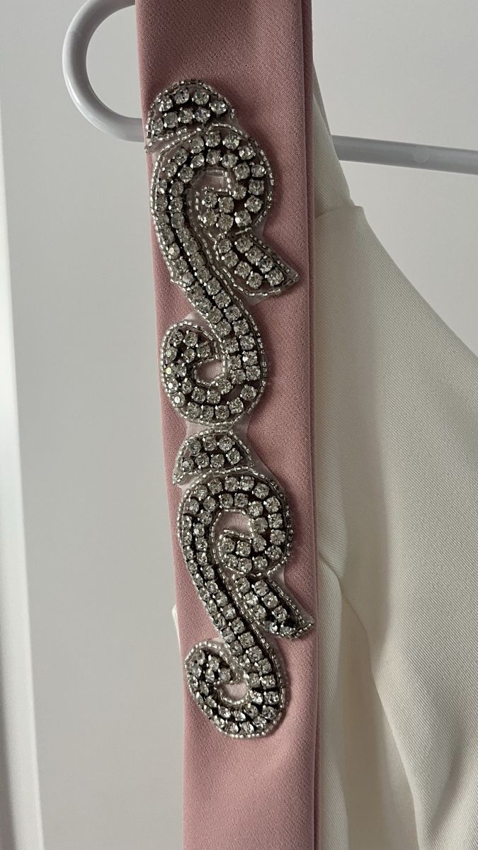 Vestiti: Elegantes Abendkleid in Rosé & Creme – Usato da Grenchen venduto da Kert93 4