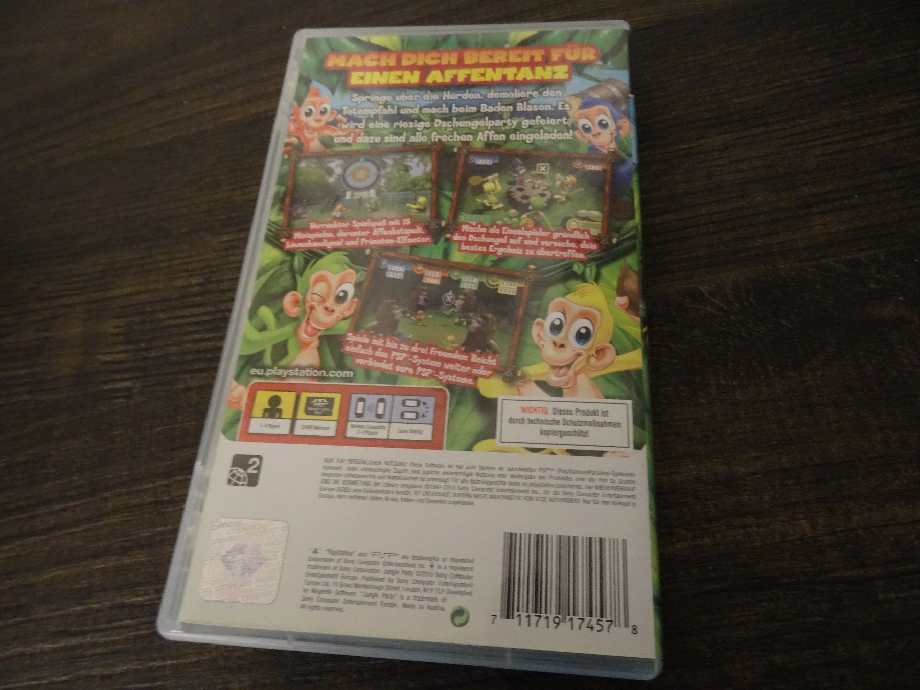 Giochi: Jungle Party PSP – Usato da Olten venduto da Disc-Ausverkauf 2