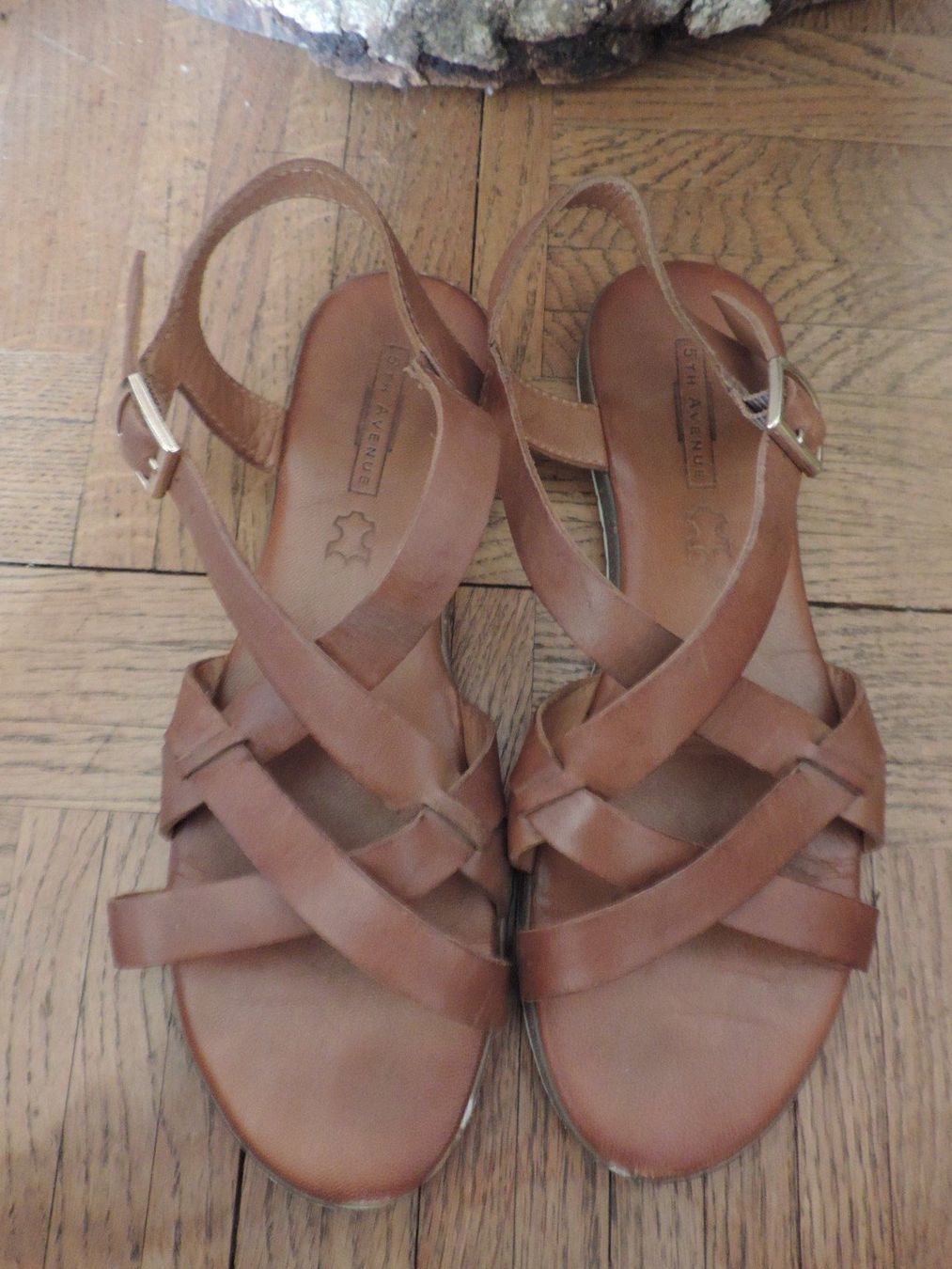 Scarpe da donna: sandales cuir brun camel – Usato da Genève venduto da Axelle333 9