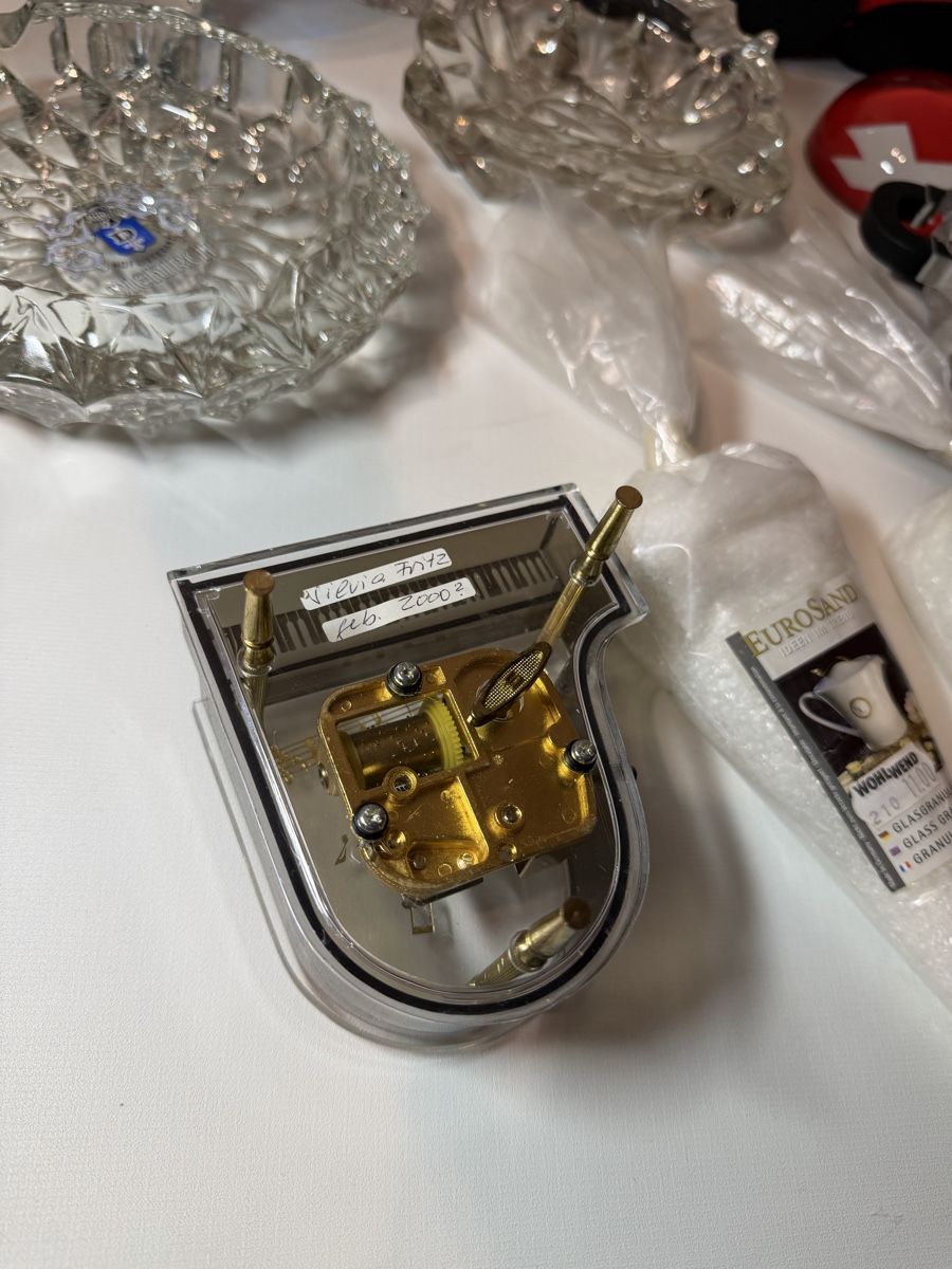 Alle Dekorationen: Deko Glas Konvolut Schalen Figuren Spieluhr Bodum – Gebraucht aus Rombach von vir_2dsd 9