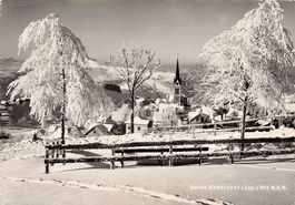 Rehetobel im Winter, gelaufen 1962