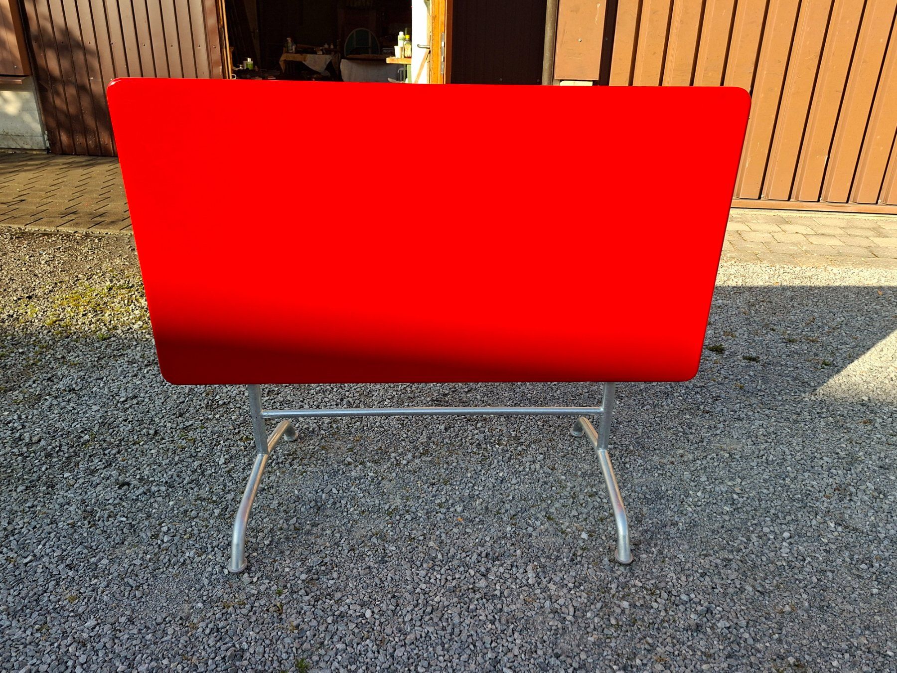 Tavoli: Gartentisch Klappbar 140cm X 75cm Rot – Usato da Buch am Irchel venduto da alinea11 4