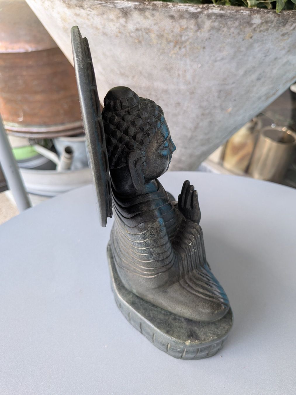 Sculptures & Statues: Skulptur Steinfigur Buddha – D'occasion à Emmen par magelan 4