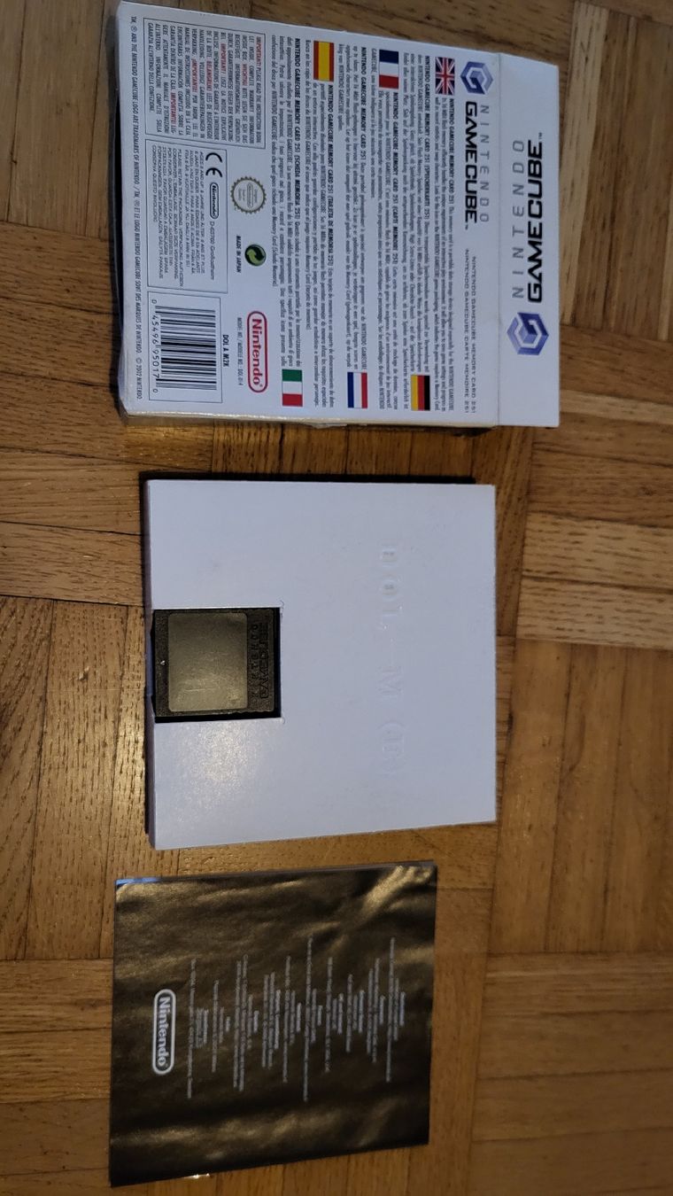 Memory Units & Memory Cards: Nintendo Gamecube Memory Card 251 Blocks OVP ! – Gebraucht aus Biel/Bienne von Retrohr 2