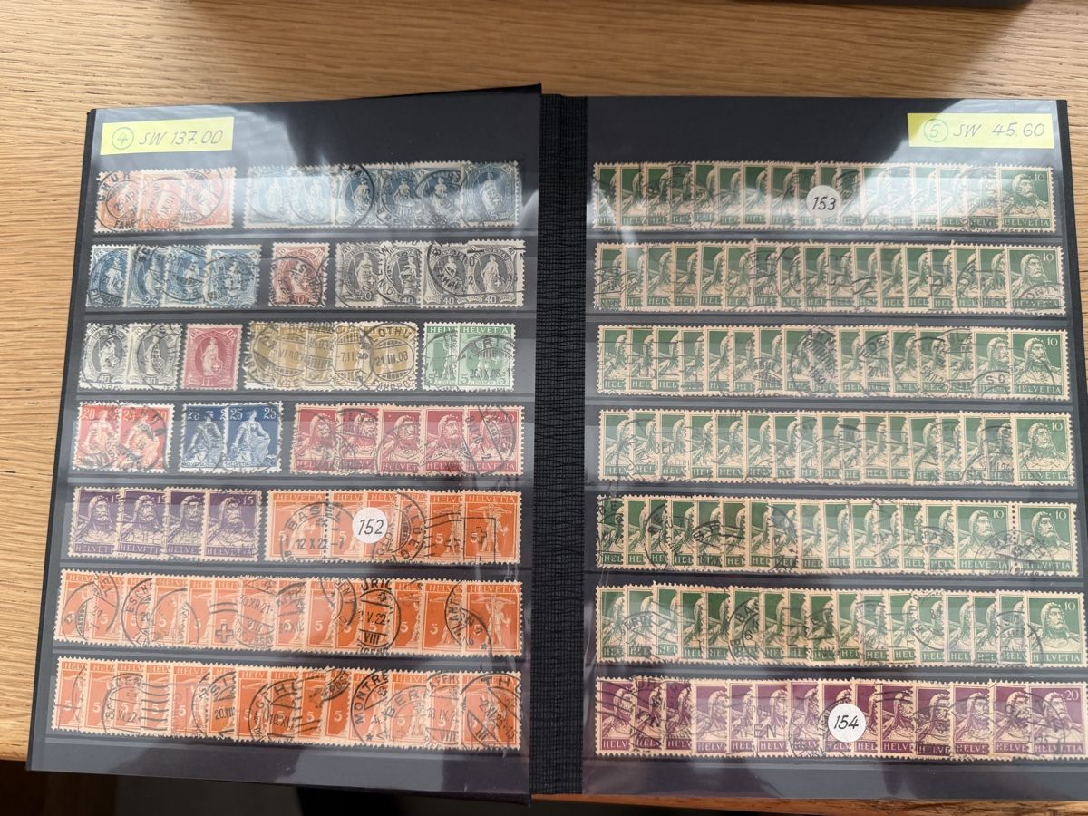Tutti i francobolli: Album Schweizer Marken ab Strubel  – Usato da Murgenthal venduto da Tina_4055 2