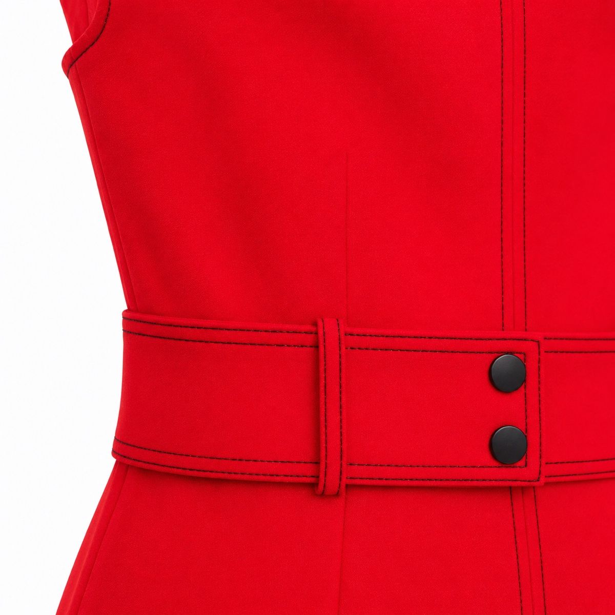 Zara Vestiti: ZARA Basic Maxikleid Rot XS/34 mit Gürtel | Neu mit Etikett – Nuovo e nell'imballaggio originale da Aarberg venduto da LovelyThings_ 3