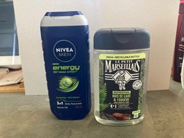 Nivea und Marseillais Shampoo