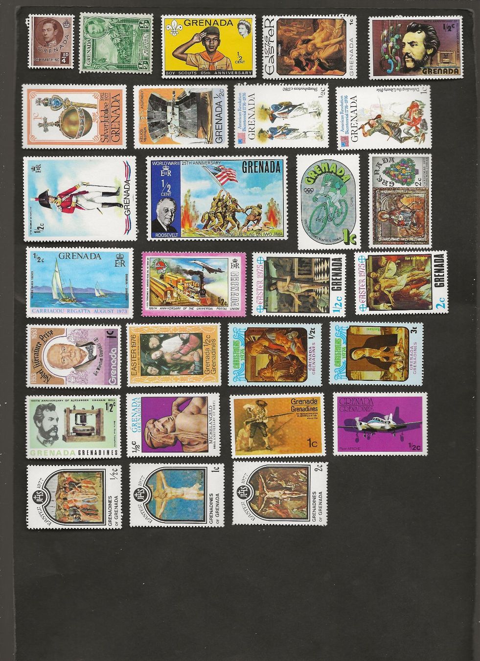 Tous les timbres: 28 Marken Grenada postfrisch – D'occasion à Au ZH par xelagreb01