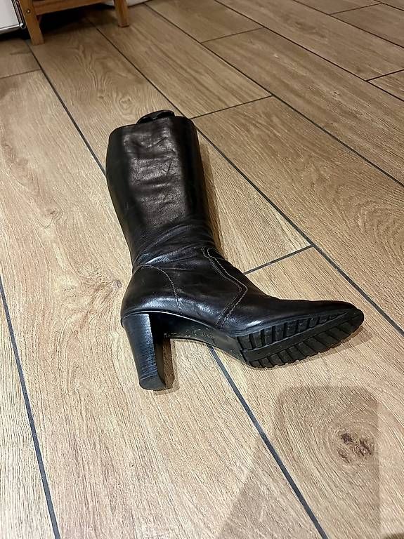 Damenschuhe: Navyboot Lederstiefel dunkelbraun Gr.40  – Gebraucht aus Oberrieden von Trendyfashy 3