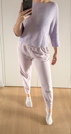 Nike Jogginghose 38 M fliederfarben lila Hose trainerhose