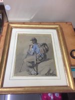 TOUSSAINT Nicolas 1792-1945 Aquarell sig