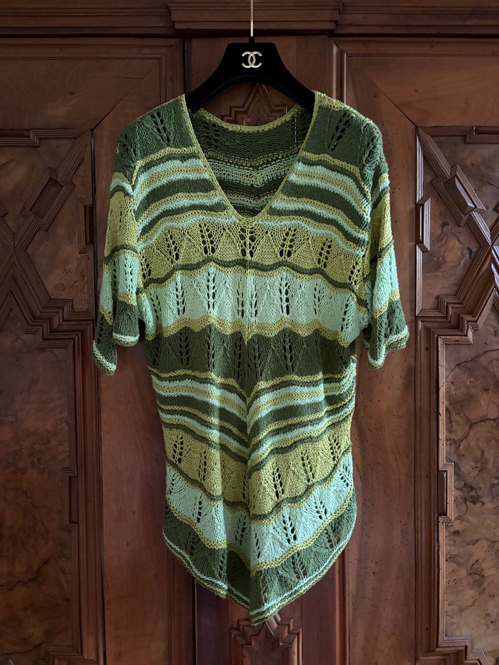Tuniche: HANDMADE Strick-Tunika  Größe M  /38-40DE/ – Usato da Interlaken venduto da Bona55 7