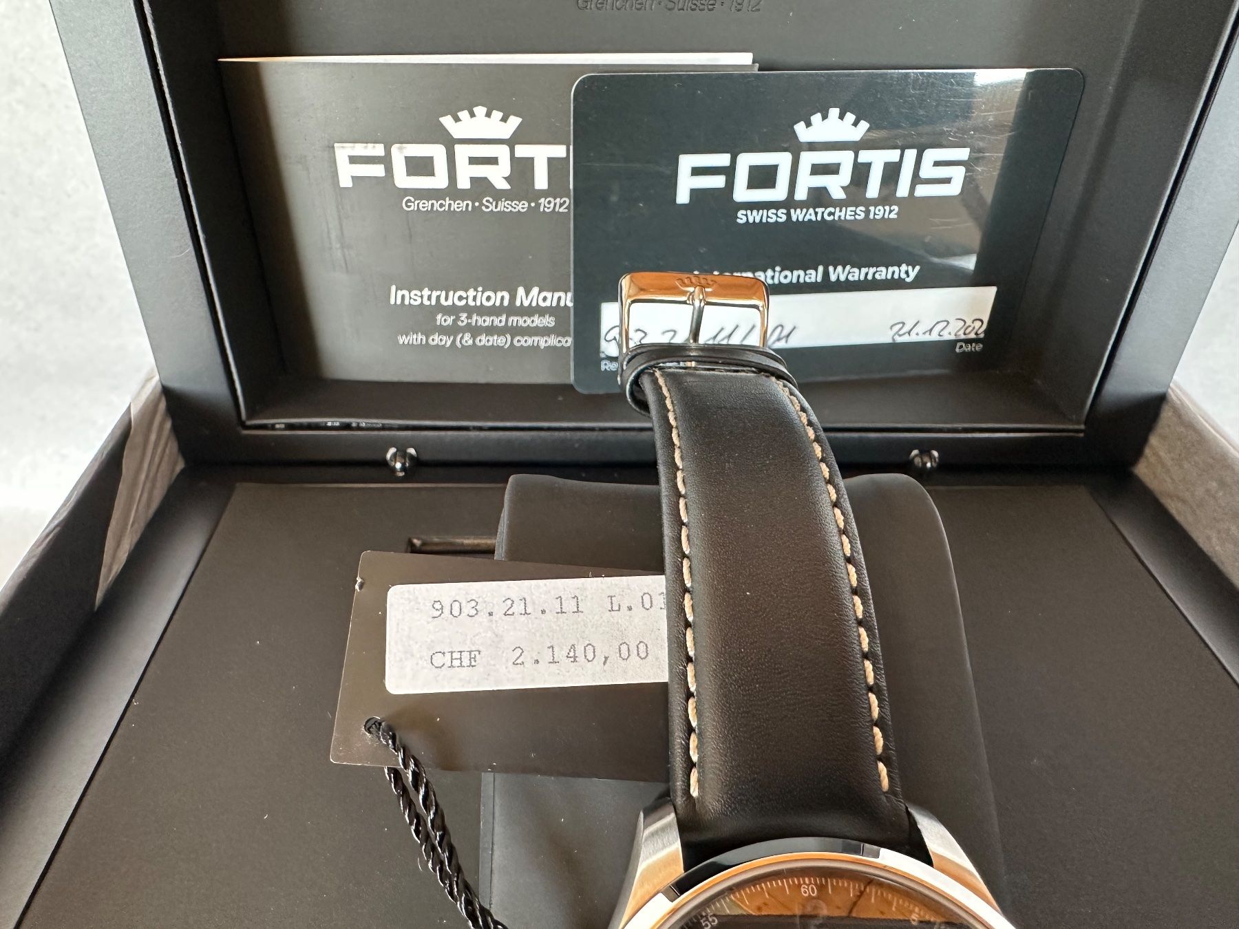 Fortis Orologi: FORTIS Terrestis Tycoon Date, Ref: 903.21.11 L.10, LP: 2140 – Nuovo (secondo la descrizione) da Uetikon am See venduto da stax55 7