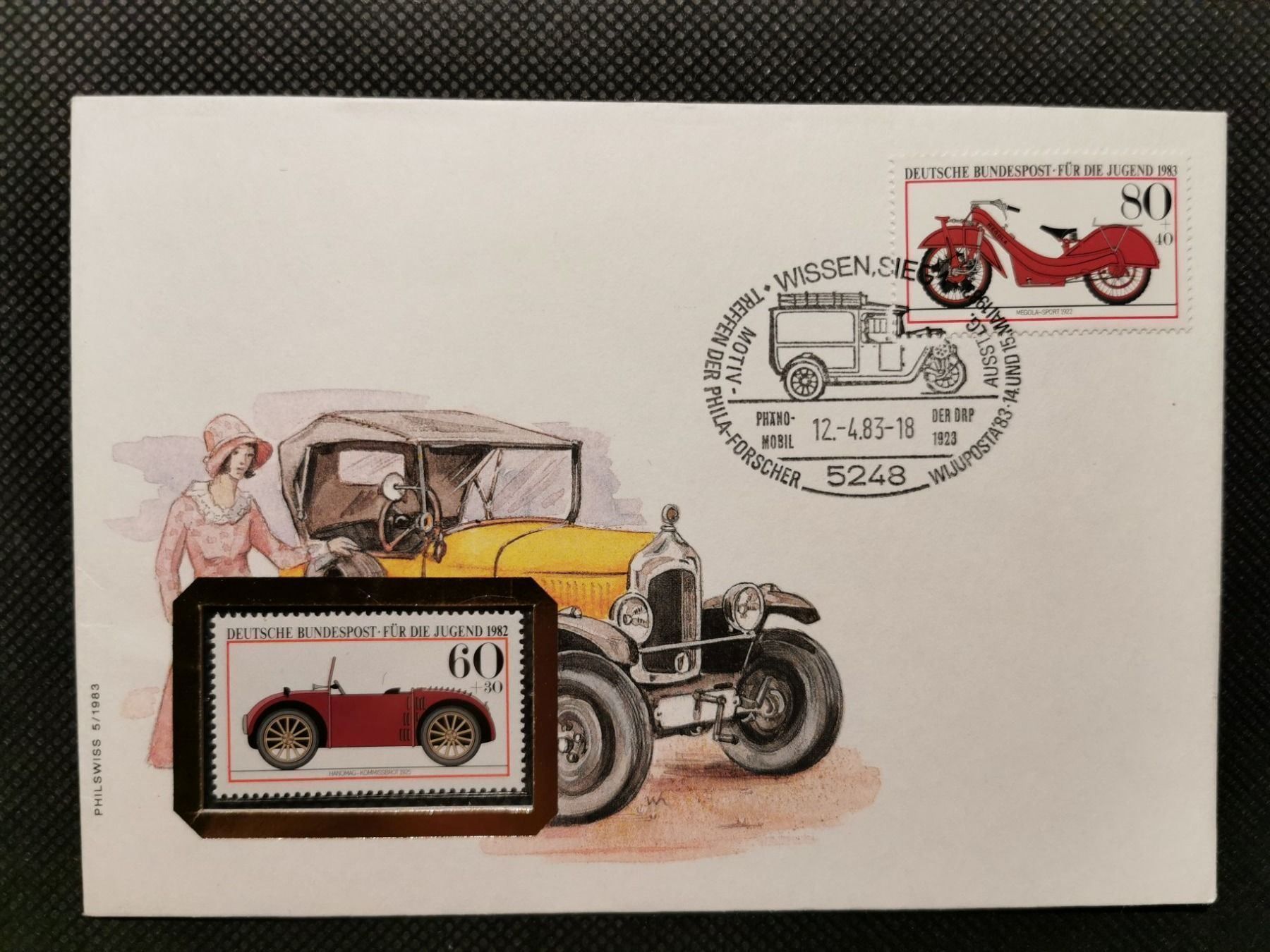 Tutti i francobolli: Enveloppe Deutsche Bundespost 12.04.1983 – Usato da Pailly venduto da jme99