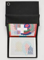 Montblanc – Étui / Porte-passeport en cuir noir