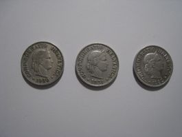 10 Rappen Lot  1930/31/32  (44)