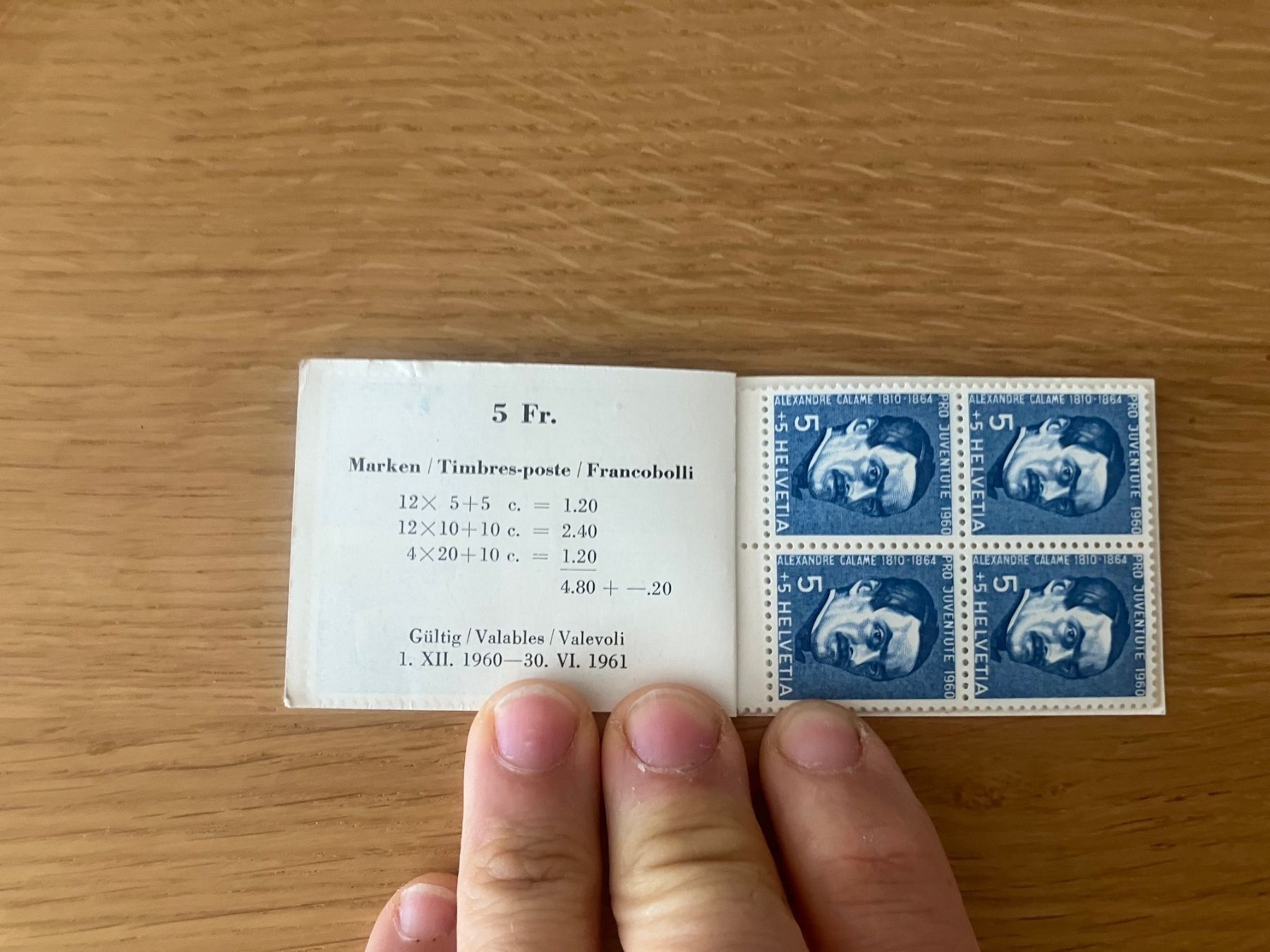 Alle Briefmarken: Pro Juventute 1960 Markenheftchen Schweiz postfrisch – Neu (gemäss Beschreibung) aus Männedorf von AlvarA 1