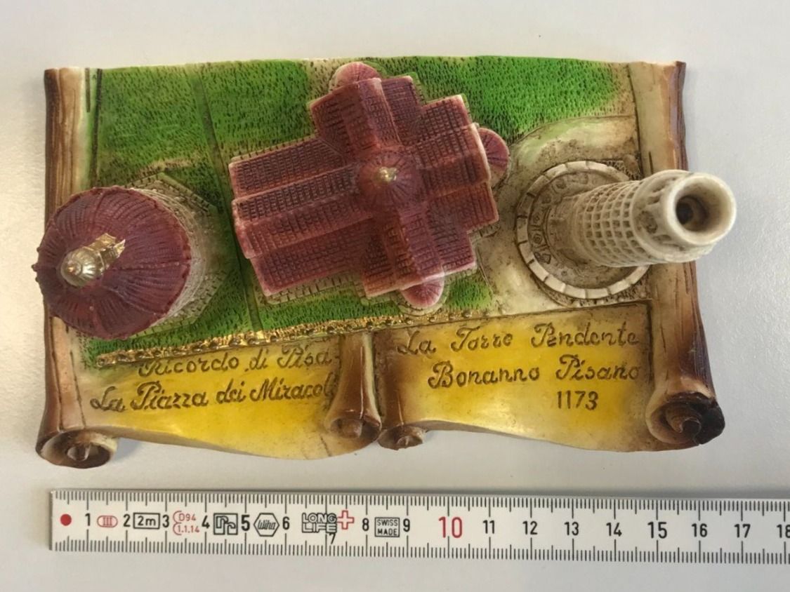 Sculture & Statue: Erinnerung an eine Reise nach Pisa – Nuovo (secondo la descrizione) da Zug venduto da Cry71 2