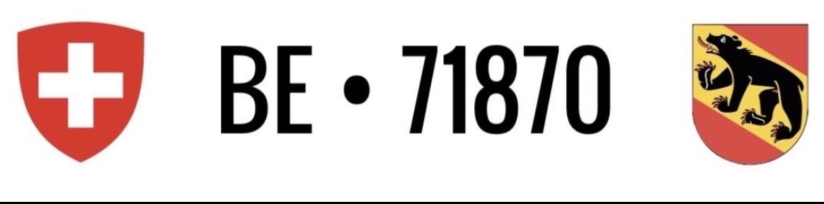 Insegne: Kontrollschilder BE 71870 – Nuovo (secondo la descrizione) da Thörishaus venduto da DDthekings