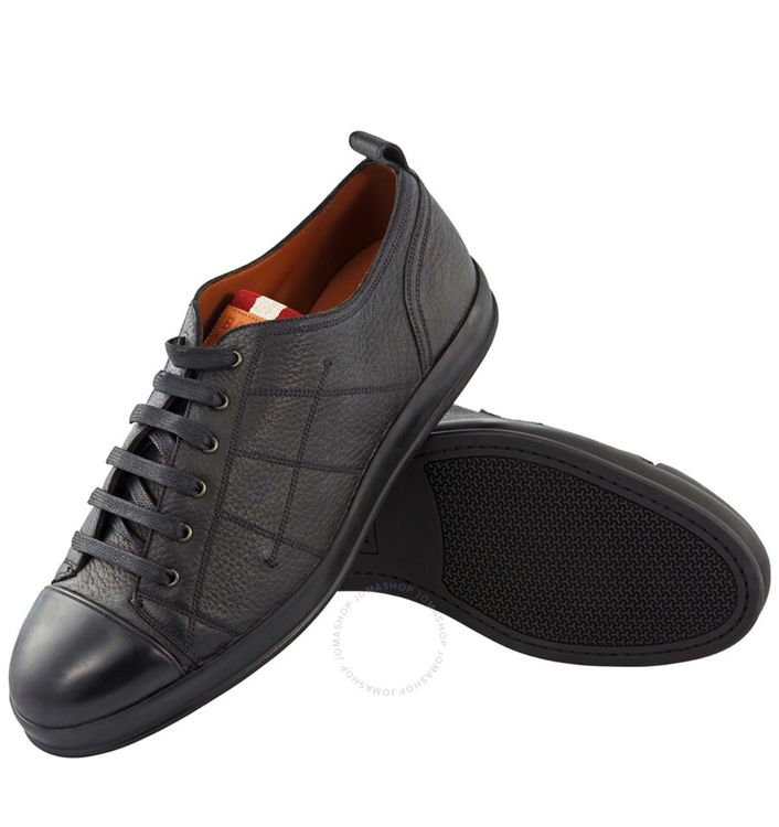 Mallette Bally En Cuir Noir Neuve - Élégante & Professionnelle - Avec Sa Boîte D'Origine