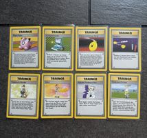 Pokemon Basis Set Rare Trainer Karten Set Deutsch
