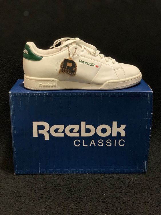 REEBOK NPC VINTAGE WEISS GRUN GR.45.5 30CM Kaufen auf Ricardo