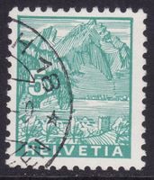 SBK-Nr. 195 (Pilatus, Buchdruck 1934) gestempelt
