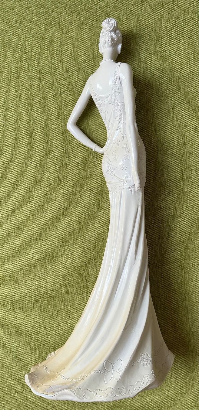 Figuren: Figurine, Statue, aus bemaltem Gips, weiß – Gebraucht aus Cormondrèche von fra_gn5t 3