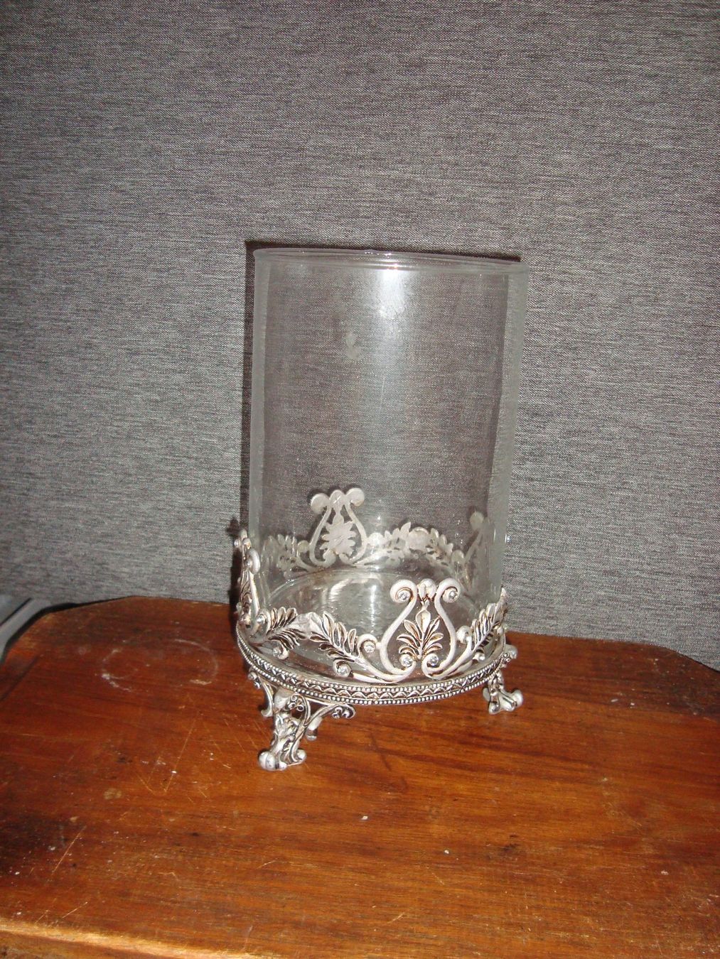 Gläser: Glas Garaffen/Kerzenständer – Gebraucht aus Walzenhausen von Totenkopf0 1