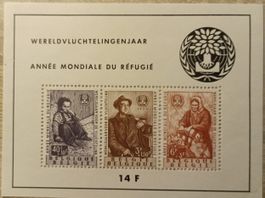 Sello Bélgica 1960  World Refugee Year, 1960