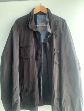 XXL Men's thin summer jacket grey/brown