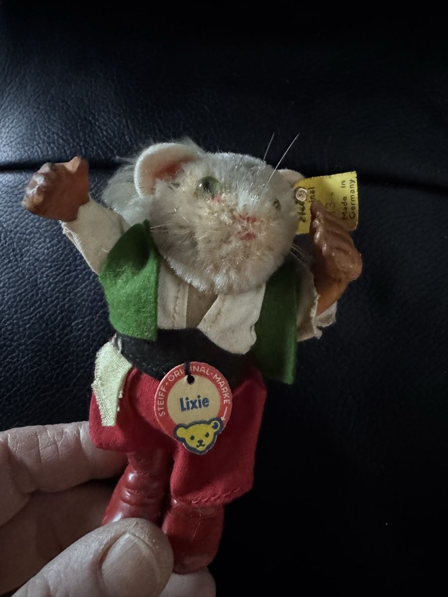 Steiff Giocattoli: Lixie steiff Maus 1950 Originale 313 – Usato da Orpund venduto da Rhodes0 5