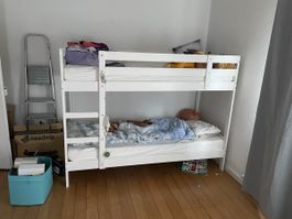 Etagenbett MYDAL weiss 90x200 cm guter Zustand