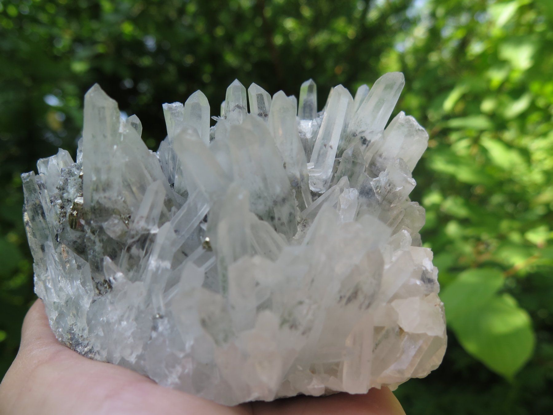 Minerali & Pietre curative: Bergkristall mit Galena ca. 578 gr. von Bulgarien – Usato da Schaffhausen venduto da Yamakana51L8736OQ8 3