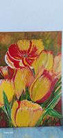 Acrylic abstract flower