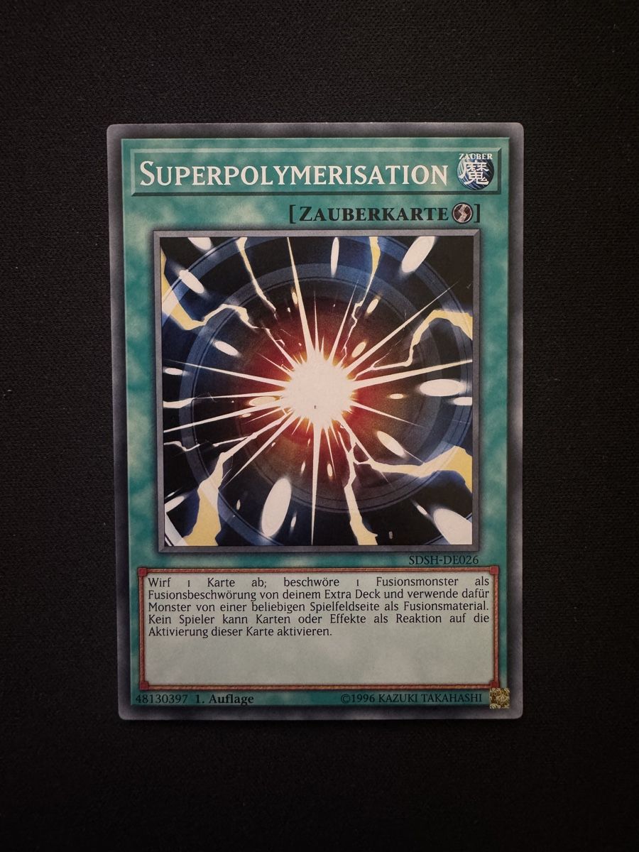 Yugioh Carte collezionabili: Yu-Gi-Oh! Superpolymerisation/SDSH-DE026/1. Auflage – Usato da Bern venduto da snikajot