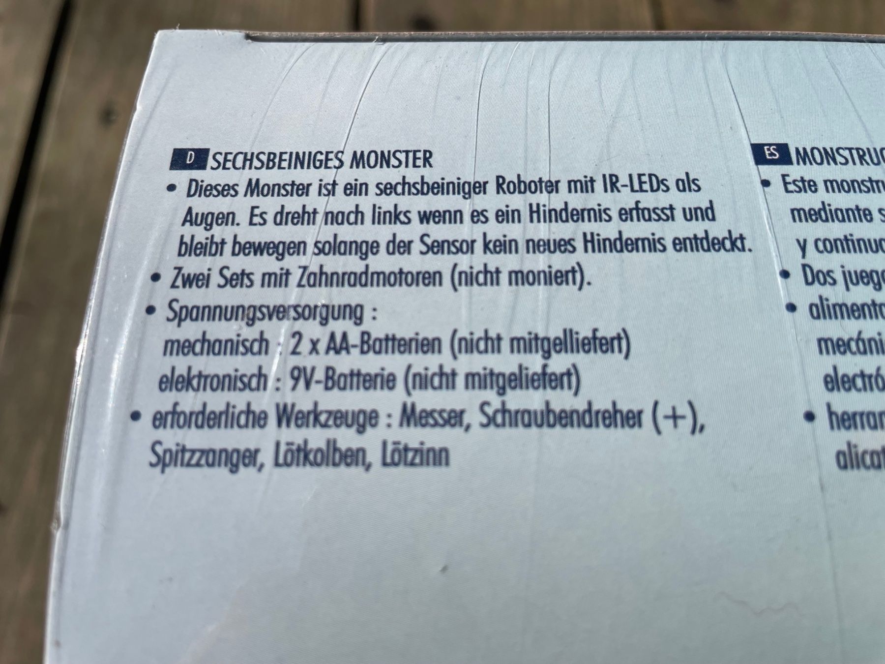 Kit bricolage: Velleman KSR3 Electronic Robot Kit NEU ungeöffnet – Nuovo (secondo la descrizione) da Gletterens venduto da XBHS7412 2