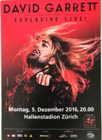Konzert Plakat David Garrett 2016