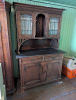 Antiker Buffet-Schrank, Massivholz, guter Zustand 