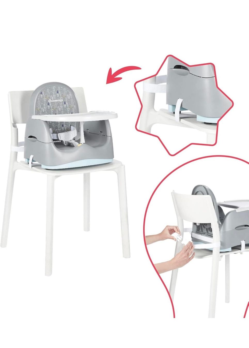 Hochstühle: badabulle booster seat – Neu (gemäss Beschreibung) aus Nänikon von rom_tj66 3