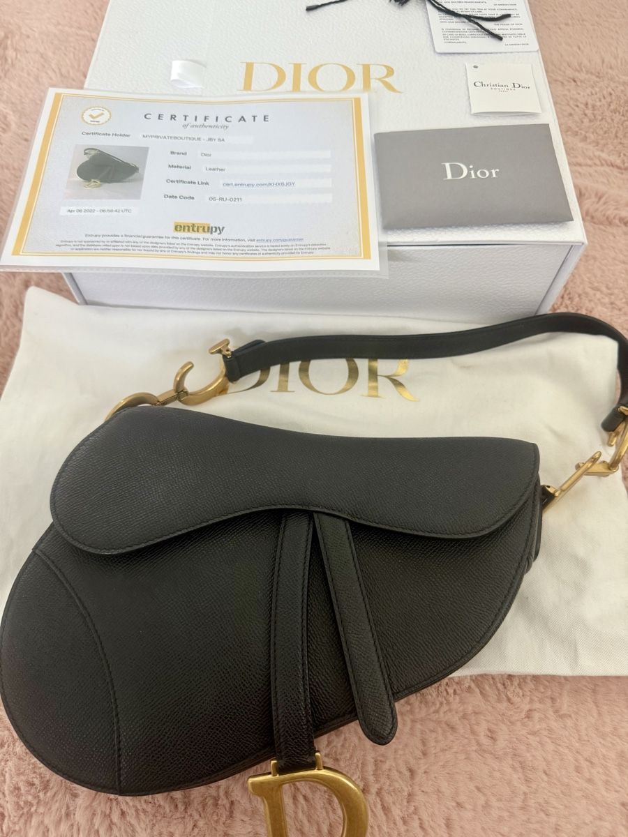 Dior Borse da donna: DIOR Saddle Bag in Schwarz – Usato da Subingen venduto da joyselina 2