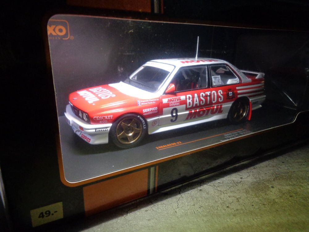 Ixo 1:24 BMW M3 E30 Rallye Tour de Corse 1988 F. Chatriot (Neuf avec ...