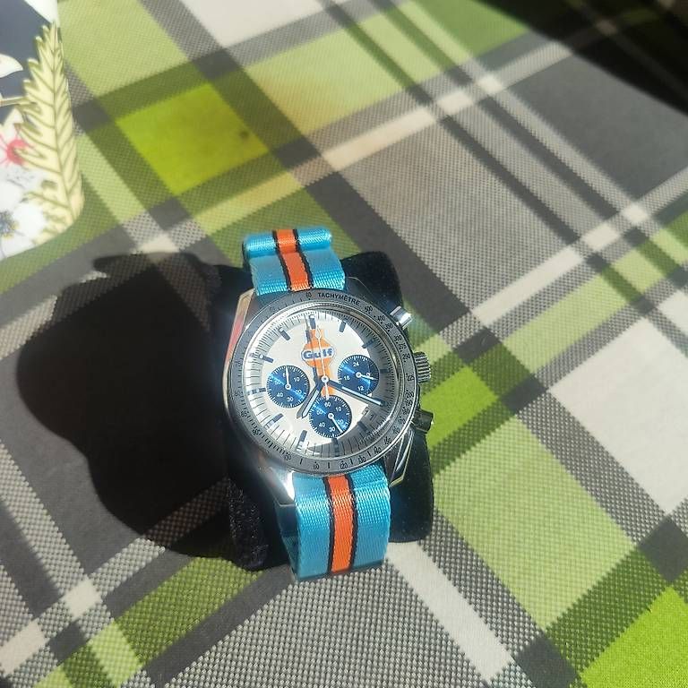Orologi: Gulf-Chronograph-Uhr, – Usato da Zürich venduto da Orkageta 3