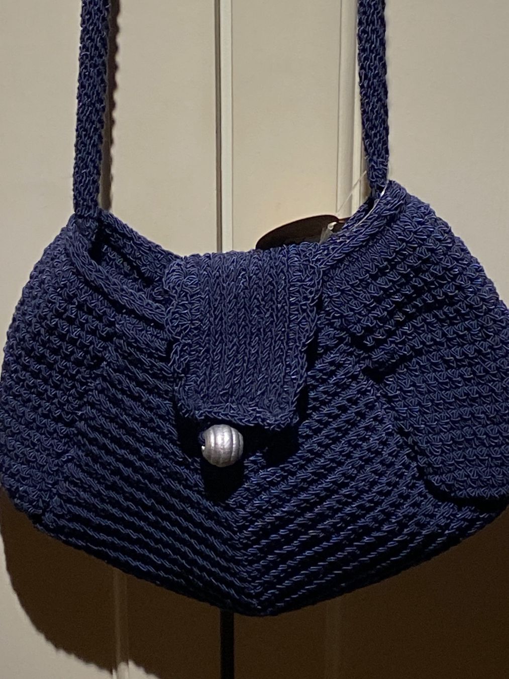 Borse da donna: HANDTASCHE DUNKELBLAU,HANDGEMACHT – Nuovo e nell'imballaggio originale da Meienried venduto da ManuelaBoutique 2