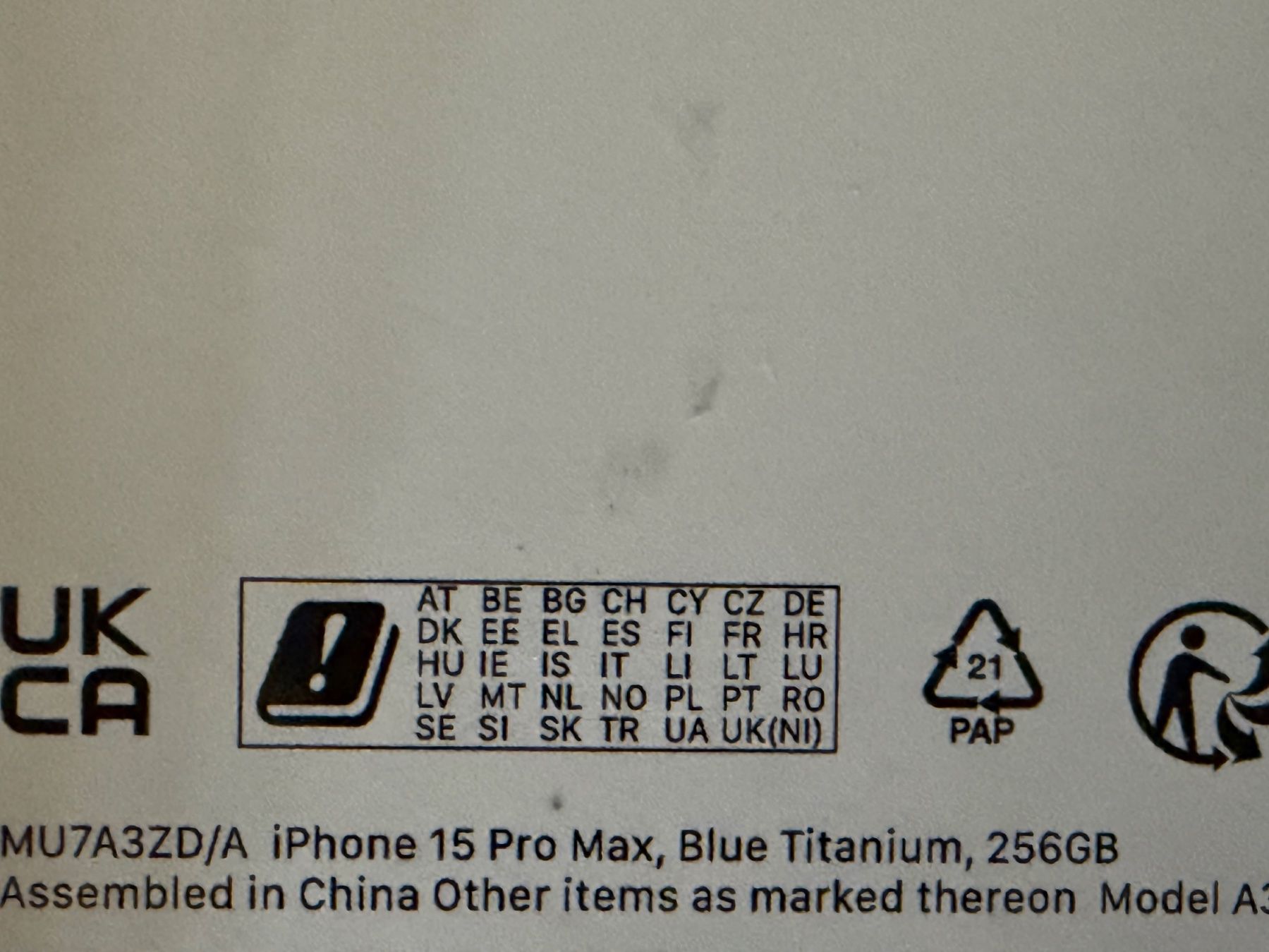 Apple Portables: iPhone 15 Pro Max Blue Titanium 256 GB – D'occasion à Belmont-sur-Lausanne par affecoco 8