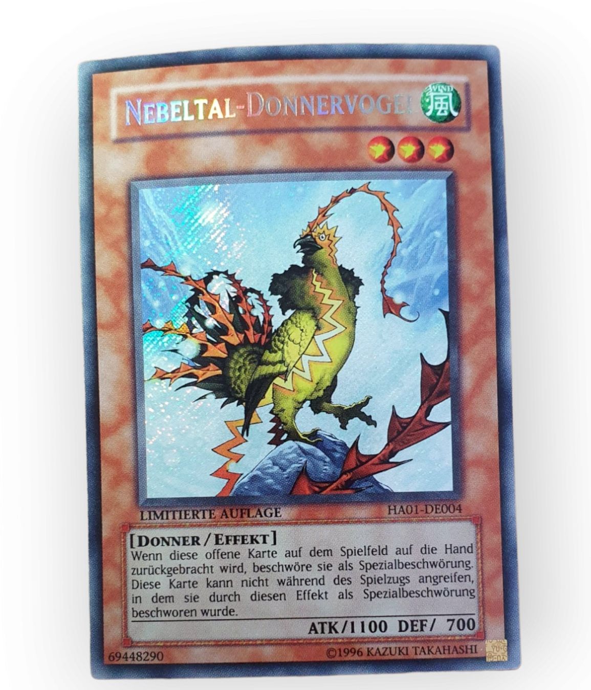 Yugioh Carte collezionabili: Yu-Gi-Oh Nebeltal-Donnervogel – Usato da Langenthal venduto da SecondChanceShop