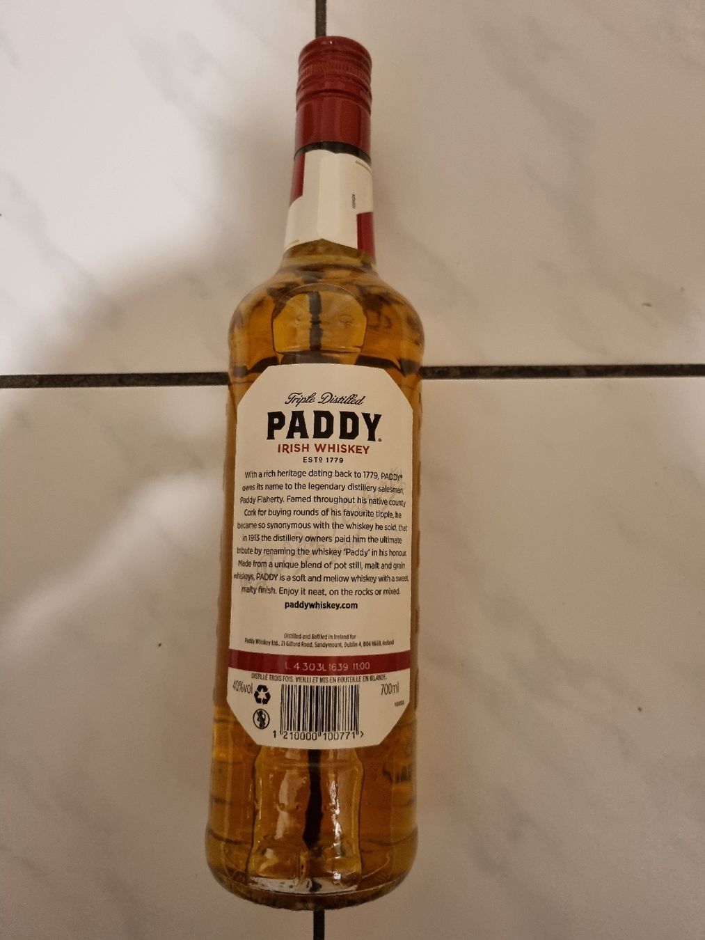 Bevande alcoliche: Paddy Irish Whisky – Nuovo e nell'imballaggio originale da Ostermundigen venduto da aydin014 2