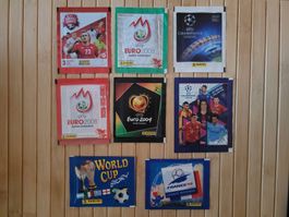 Panini Sticker Tüten Sammlung: Euro 2004, 2008, WM 98, CL