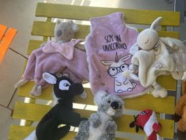 Baby Kuscheltücher & Plüschtiere – grosses Set